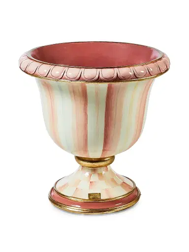 MacKenzie-Childs Rosy Stripe Urn | Thumbnail 1 MacKenzie-Childs Rosy Stripe Urn | Thumbnail 1