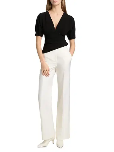 Proenza Schouler Women's Darena Stretch Crepe Top - Black | Thumbnail 2 Proenza Schouler Women's Darena Stretch Crepe Top - Black | Thumbnail 2