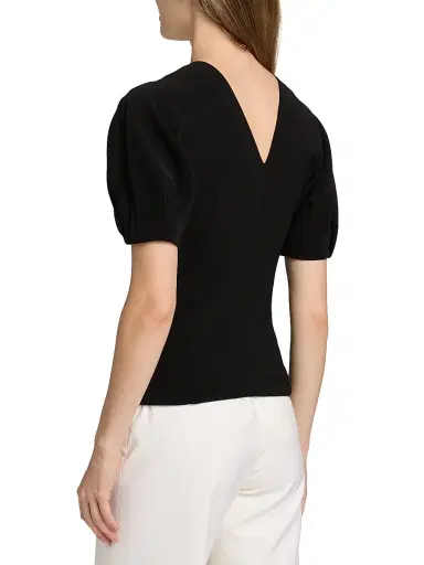Proenza Schouler Women's Darena Stretch Crepe Top - Black | Thumbnail 5 Proenza Schouler Women's Darena Stretch Crepe Top - Black | Thumbnail 5