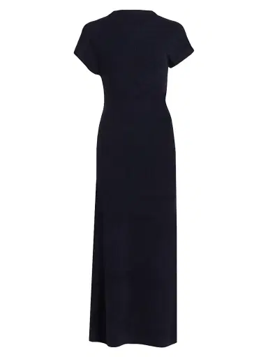 Proenza Schouler Women's Abie Wool-Blend Midi-Dress - Navy - Size XL | Thumbnail 1 Proenza Schouler Women's Abie Wool-Blend Midi-Dress - Navy - Size XL | Thumbnail 1