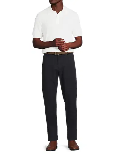Canali Men's Stretch Cotton Modern-Fit Sport Trousers - Dark Blue | Thumbnail 2 Canali Men's Stretch Cotton Modern-Fit Sport Trousers - Dark Blue | Thumbnail 2