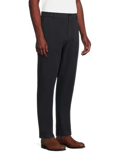 Canali Men's Stretch Cotton Modern-Fit Sport Trousers - Dark Blue | Thumbnail 4 Canali Men's Stretch Cotton Modern-Fit Sport Trousers - Dark Blue | Thumbnail 4