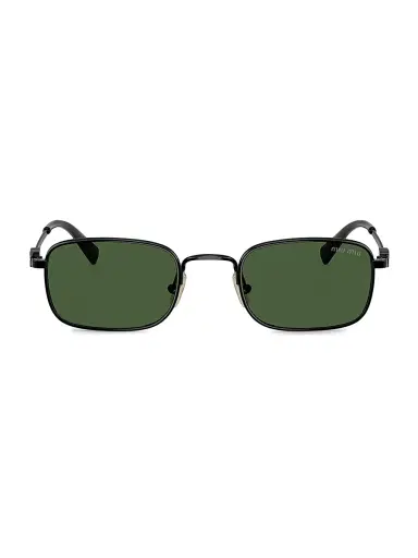 Miu Miu Women's 49MM Rectangular Sunglasses - Black | Thumbnail 2 Miu Miu Women's 49MM Rectangular Sunglasses - Black | Thumbnail 2