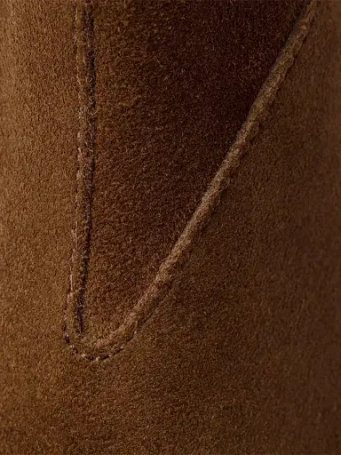Prada Women's Suede Booties | Thumbnail 4 Prada Women's Suede Booties | Thumbnail 4