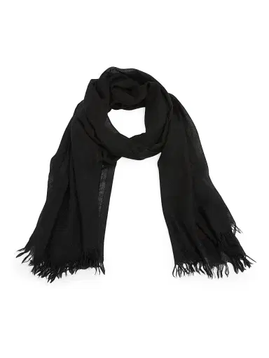 Loewe Women's Cashmere Scarf - Black | Thumbnail 1 Loewe Women's Cashmere Scarf - Black | Thumbnail 1