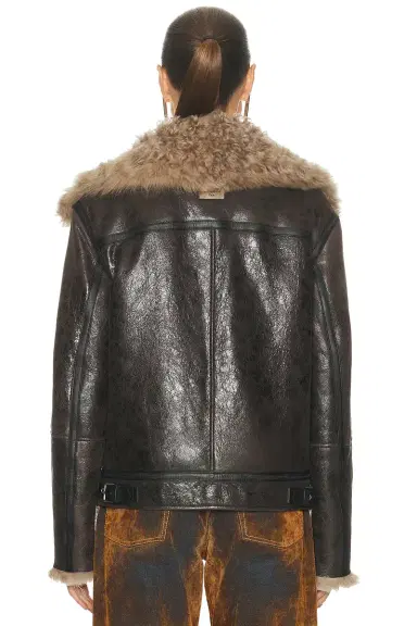 Acne Studios Luxy Shearling Jacket | Thumbnail 4 Acne Studios Luxy Shearling Jacket | Thumbnail 4