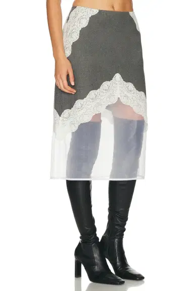 Jil Sander Straight Fit Skirt | Thumbnail 2 Jil Sander Straight Fit Skirt | Thumbnail 2