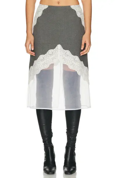 Jil Sander Straight Fit Skirt | Thumbnail 1 Jil Sander Straight Fit Skirt | Thumbnail 1