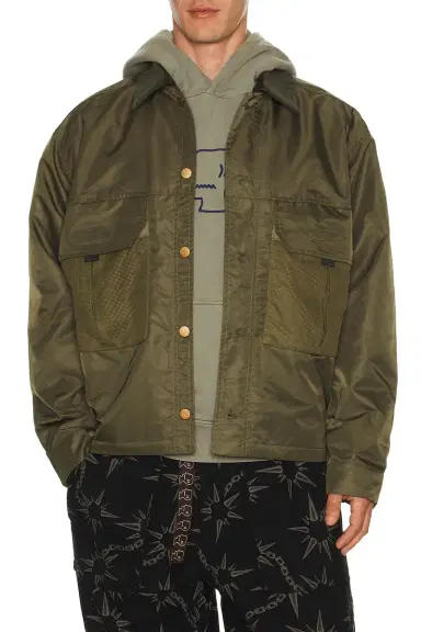 Brain Dead Cropped Chore Jacket | Thumbnail 3 Brain Dead Cropped Chore Jacket | Thumbnail 3