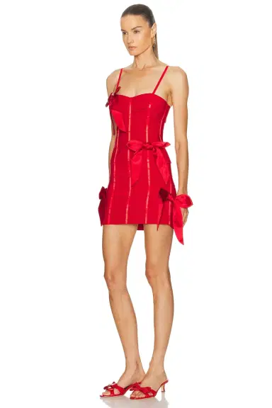 AREA Bandage Mini Dress | Thumbnail 5 AREA Bandage Mini Dress | Thumbnail 5