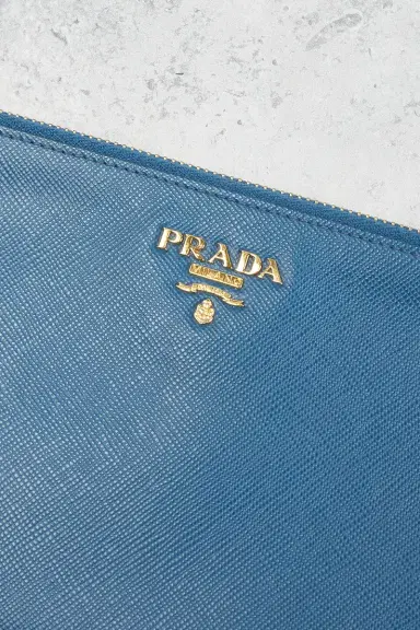 FWRD Renew Prada Saffiano Pouch | Thumbnail 7 FWRD Renew Prada Saffiano Pouch | Thumbnail 7