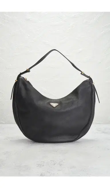 FWRD Renew Prada Tessuto Hobo Bag Black | Thumbnail 2 FWRD Renew Prada Tessuto Hobo Bag Black | Thumbnail 2