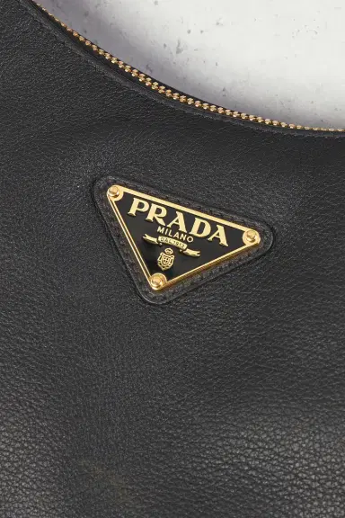 FWRD Renew Prada Tessuto Hobo Bag Black | Thumbnail 7 FWRD Renew Prada Tessuto Hobo Bag Black | Thumbnail 7