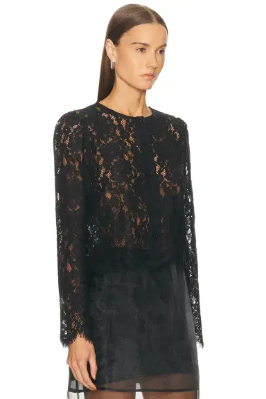 Frame Lace Blouse | Thumbnail 2 Frame Lace Blouse | Thumbnail 2