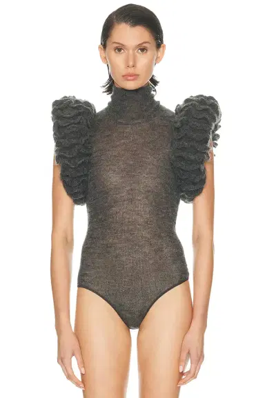 ALAÏA Padded Bodysuit | Thumbnail 2 ALAÏA Padded Bodysuit | Thumbnail 2