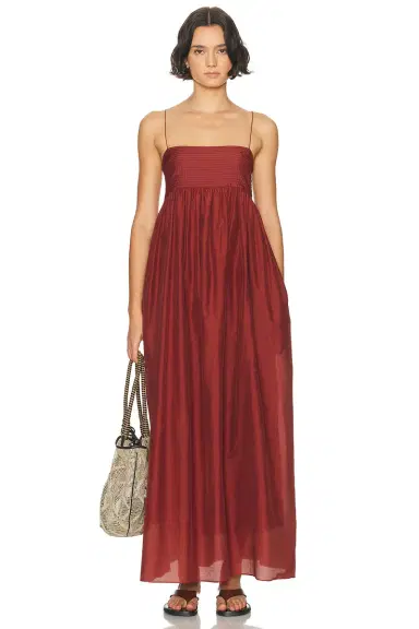 Matteau Empire Pintuck Bodice Dress | Thumbnail 1 Matteau Empire Pintuck Bodice Dress | Thumbnail 1