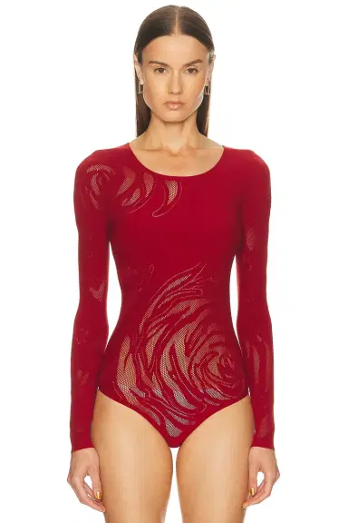 Wolford Rose Net Bodysuit | Thumbnail 2 Wolford Rose Net Bodysuit | Thumbnail 2