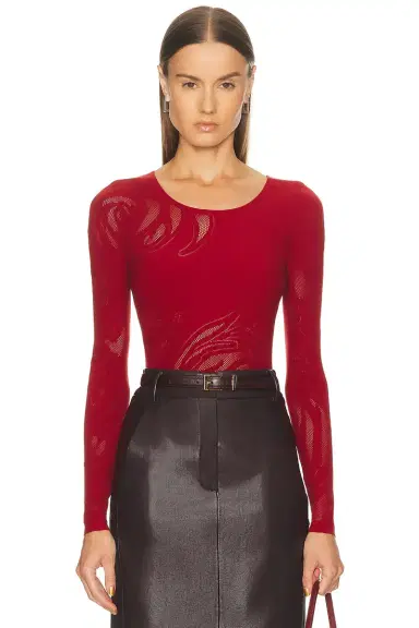 Wolford Rose Net Bodysuit | Thumbnail 1 Wolford Rose Net Bodysuit | Thumbnail 1