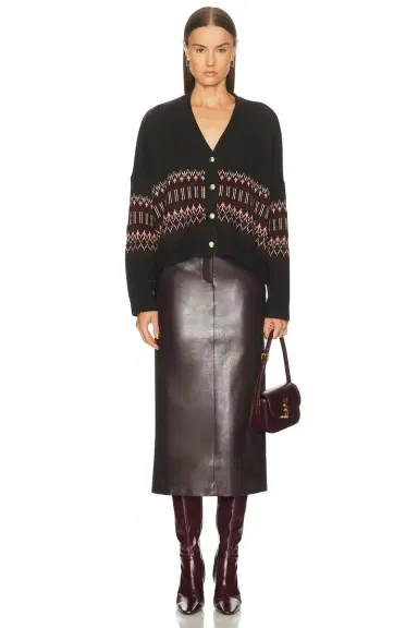 SABLYN Elliot B Boxy Cropped Fairisle Cardigan | Thumbnail 4 SABLYN Elliot B Boxy Cropped Fairisle Cardigan | Thumbnail 4