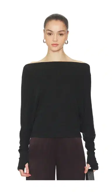 ENZA COSTA Cashmere Jersey Dolman Top | Thumbnail 1 ENZA COSTA Cashmere Jersey Dolman Top | Thumbnail 1