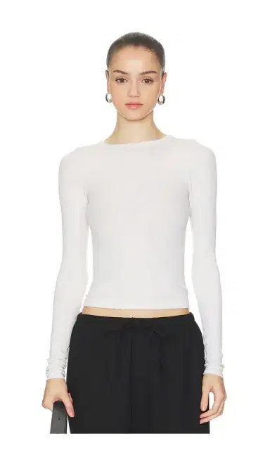 Enza Costa Silk Rib Essential Crew | Thumbnail 1 Enza Costa Silk Rib Essential Crew | Thumbnail 1