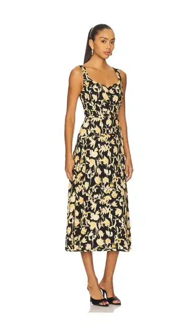 Ulla Johnson Vivi Sweetheart Midi Dress | Thumbnail 2 Ulla Johnson Vivi Sweetheart Midi Dress | Thumbnail 2