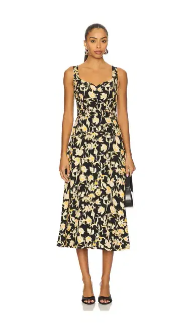 Ulla Johnson Vivi Sweetheart Midi Dress | Thumbnail 1 Ulla Johnson Vivi Sweetheart Midi Dress | Thumbnail 1