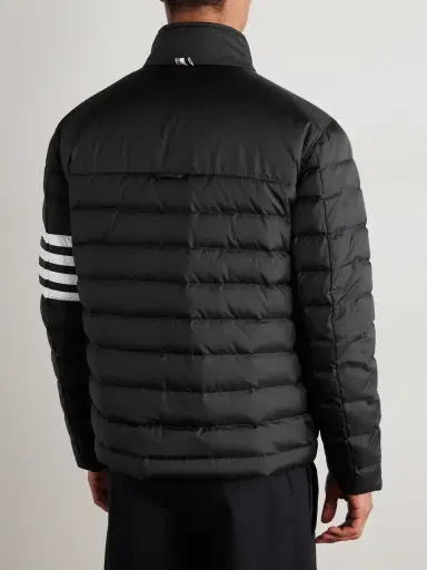 Thom Browne Striped Quilted Ripstop Down Jacket - Men | Thumbnail 3 Thom Browne Striped Quilted Ripstop Down Jacket - Men | Thumbnail 3