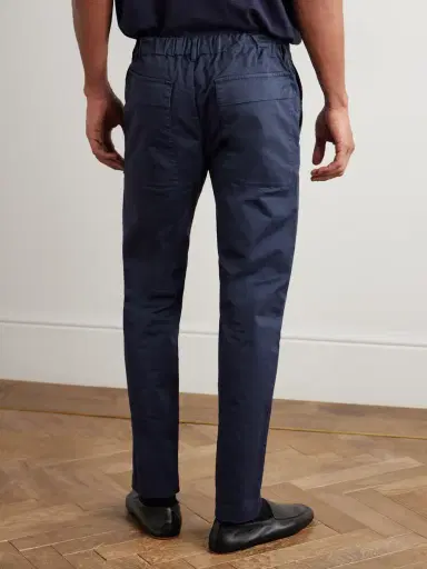 Barena Tapered Stretch-Cotton Gabardine Trousers - Men | Thumbnail 4 Barena Tapered Stretch-Cotton Gabardine Trousers - Men | Thumbnail 4