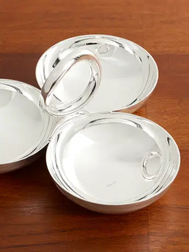 Christofle Vertigo Small Silver-Plated Bowl Set - Men | Thumbnail 3 Christofle Vertigo Small Silver-Plated Bowl Set - Men | Thumbnail 3