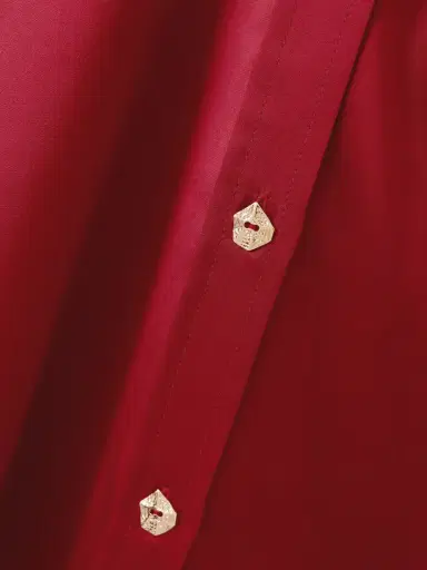 VIOLANTE NESSI Violi Button-embellished Satin Shirt | Thumbnail 5 VIOLANTE NESSI Violi Button-embellished Satin Shirt | Thumbnail 5
