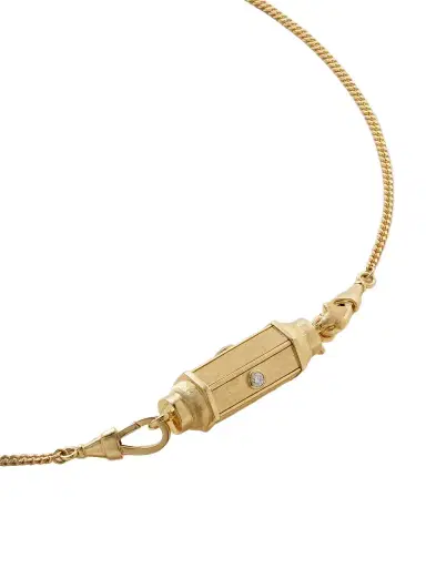 Marie Lichtenberg Baby Locket 18-karat Gold Diamond Necklace | Thumbnail 1 Marie Lichtenberg Baby Locket 18-karat Gold Diamond Necklace | Thumbnail 1