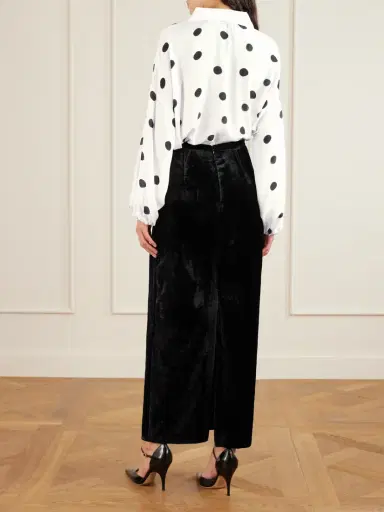BERNADETTE Velvet Maxi Skirt | Thumbnail 4 BERNADETTE Velvet Maxi Skirt | Thumbnail 4