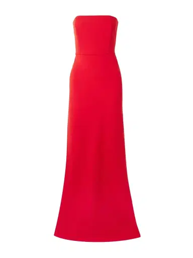 BERNADETTE Luna Strapless Crepe Gown | Thumbnail 1 BERNADETTE Luna Strapless Crepe Gown | Thumbnail 1