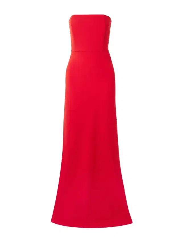 Luna Strapless Crepe Gown Luna Strapless Crepe Gown