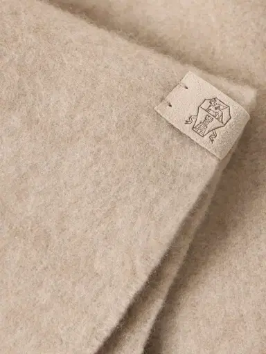 Brunello Cucinelli Fringed Wool And Cashmere-blend Poncho | Thumbnail 4 Brunello Cucinelli Fringed Wool And Cashmere-blend Poncho | Thumbnail 4