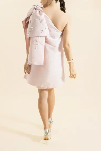 BERNADETTE Short Dress Winnie Pearl Embroidery Dress | Thumbnail 4 BERNADETTE Short Dress Winnie Pearl Embroidery Dress | Thumbnail 4