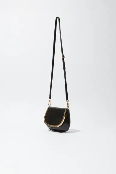 Simkhai Logan Shiny Leather Crossbody | Thumbnail 2 Simkhai Logan Shiny Leather Crossbody | Thumbnail 2