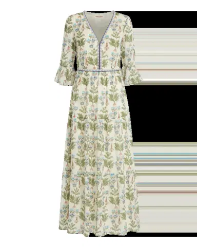 Emporio Sirenuse Bella Dress in Persian Botanic Print | Thumbnail 2 Emporio Sirenuse Bella Dress in Persian Botanic Print | Thumbnail 2