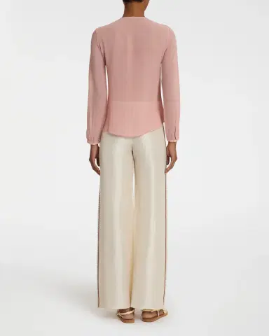 Emporio Sirenuse Lauren Blouse with Embroidery Beads | Thumbnail 11 Emporio Sirenuse Lauren Blouse with Embroidery Beads | Thumbnail 11