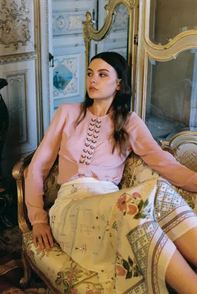 Emporio Sirenuse Lauren Blouse with Embroidery Beads | Thumbnail 12 Emporio Sirenuse Lauren Blouse with Embroidery Beads | Thumbnail 12