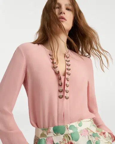Emporio Sirenuse Lauren Blouse with Embroidery Beads | Thumbnail 6 Emporio Sirenuse Lauren Blouse with Embroidery Beads | Thumbnail 6