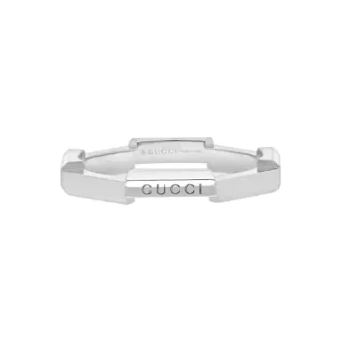 Gucci Gucci Link to Love 18K White Gold Ring YBC662194003012 - by The Solist | Thumbnail 1 Gucci Gucci Link to Love 18K White Gold Ring YBC662194003012 - by The Solist | Thumbnail 1