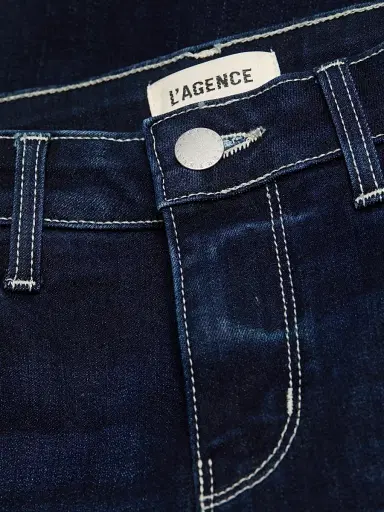 L'AGENCE Women's Aiden Low-Rise Slim-Fit Crop Jeans - Baton Rouge | Thumbnail 7 L'AGENCE Women's Aiden Low-Rise Slim-Fit Crop Jeans - Baton Rouge | Thumbnail 7