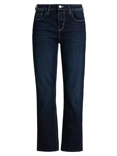 L'AGENCE Women's Aiden Low-Rise Slim-Fit Crop Jeans - Baton Rouge | Thumbnail 1 L'AGENCE Women's Aiden Low-Rise Slim-Fit Crop Jeans - Baton Rouge | Thumbnail 1