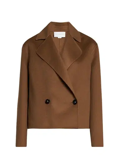 Stella McCartney Women's Short Wool Peacoat - Toffee - Size 12 | Thumbnail 1 Stella McCartney Women's Short Wool Peacoat - Toffee - Size 12 | Thumbnail 1