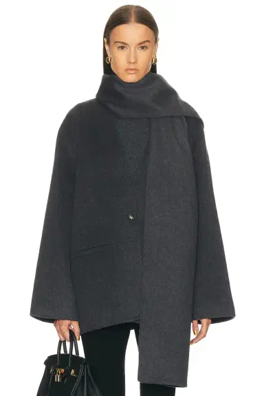 EAVES Ragni Wool Scarf Jacket | Thumbnail 3 EAVES Ragni Wool Scarf Jacket | Thumbnail 3