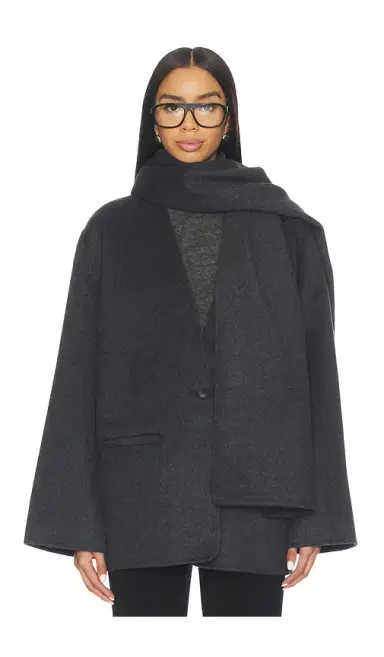 EAVES Ragni Wool Scarf Jacket | Thumbnail 1 EAVES Ragni Wool Scarf Jacket | Thumbnail 1