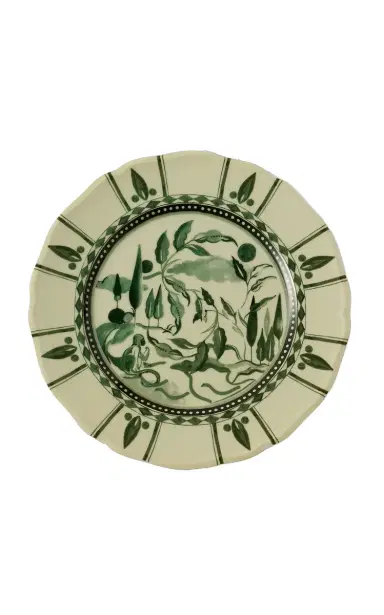 Ascher Reverie Des Pins Dessert Plate - Green | Thumbnail 1 Ascher Reverie Des Pins Dessert Plate - Green | Thumbnail 1