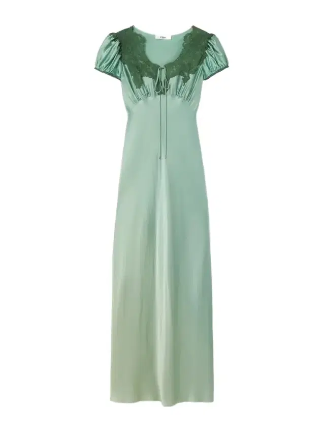 Lace-trimmed Silk-satin Gown Lace-trimmed Silk-satin Gown